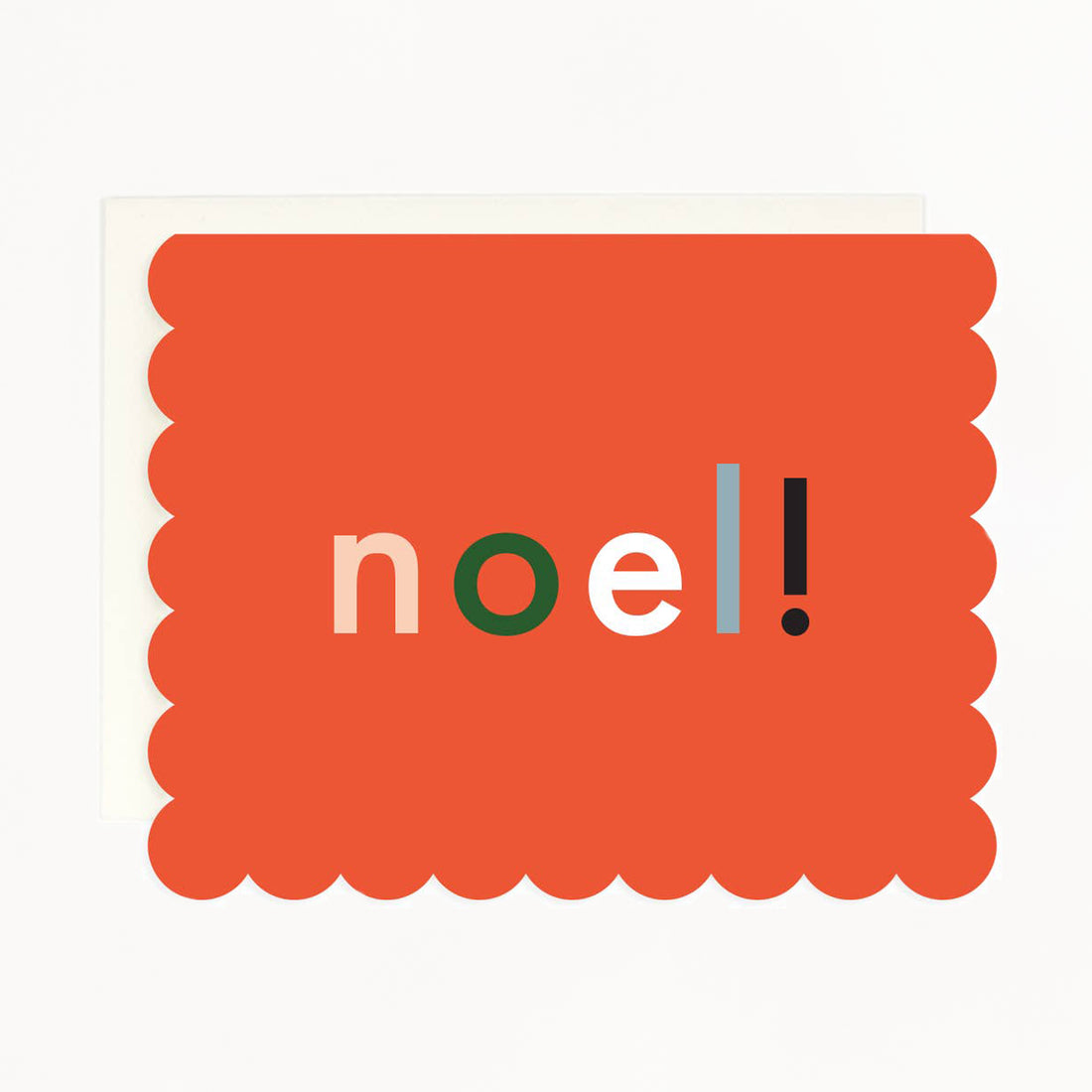 Noel Scallop Edge Card