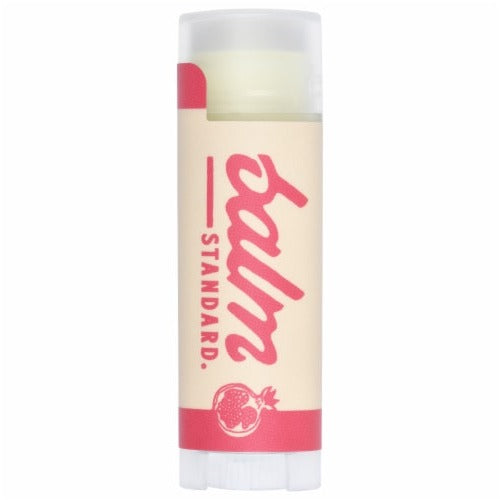 lip balm with pomegranate and white tea flavor