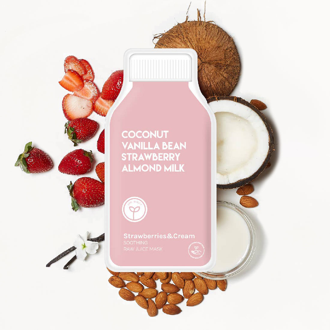 Strawberries and Cream Soothing Raw Juice Sheet Mask