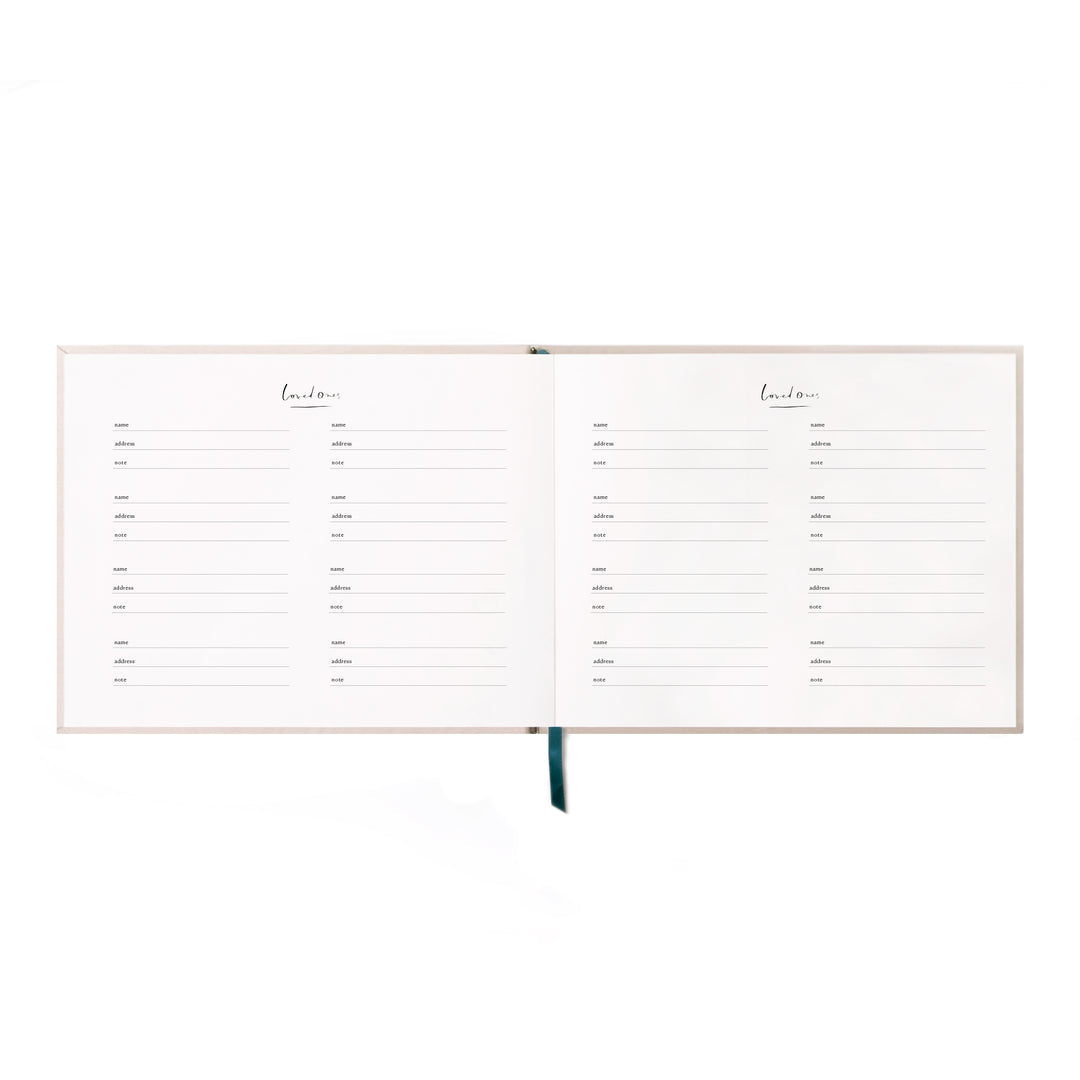 Loved Ones Guest Book - Sand