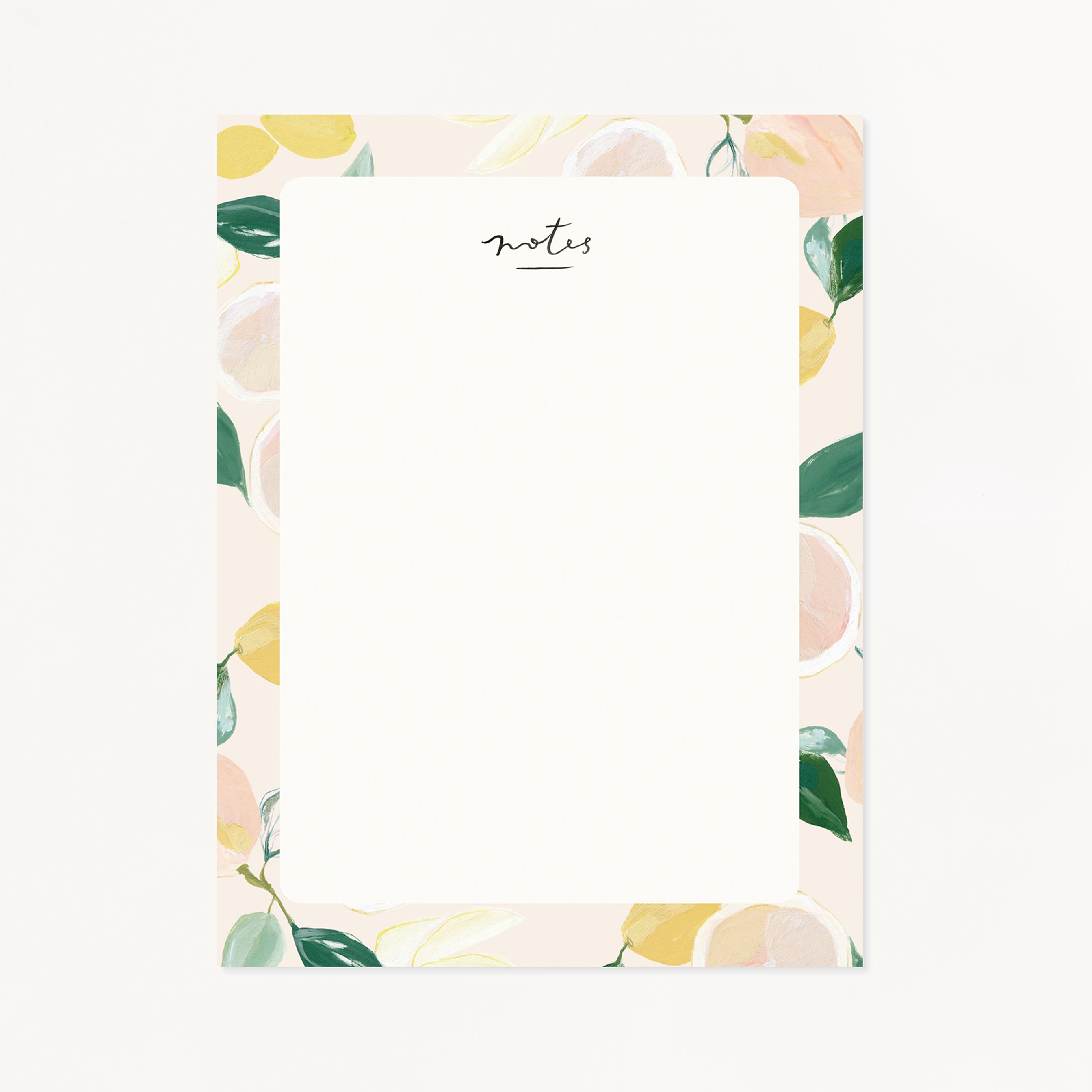 Citrus Everyday Notepad – Sidebloom Shop