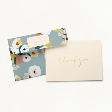 Dusk Florals Thank You Card