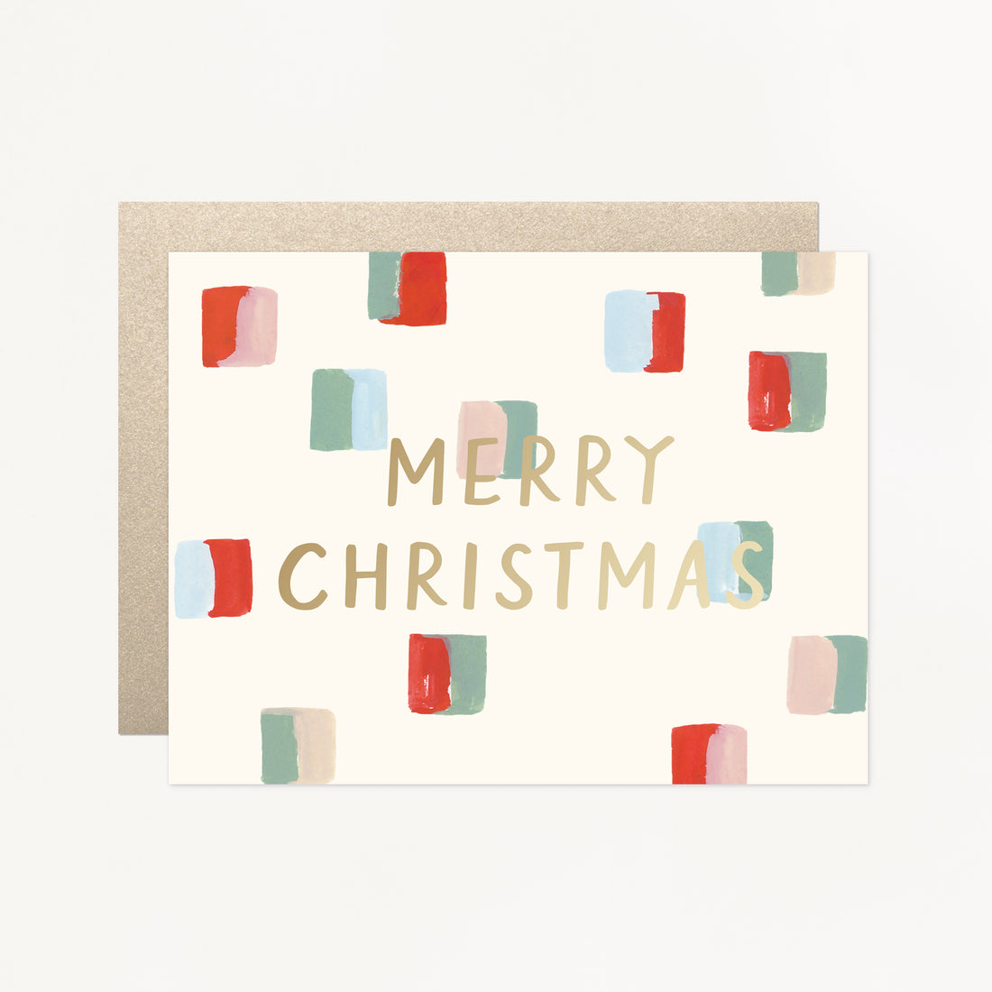 Merry Christmas Blocks Card