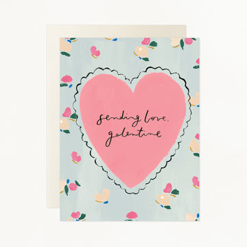 Sending Love Galentine Card