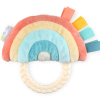 Ritzy Rattle Pal™ Plush Rattle Pal with Teether: Rainbow