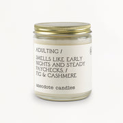 Adulting Candle - Fig & Cashmere