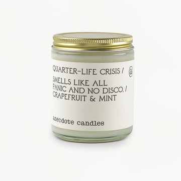 Quarter-Life Crisis Candle - Grapefruit & Mint