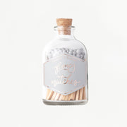 Small Match Jar - Fog Grey