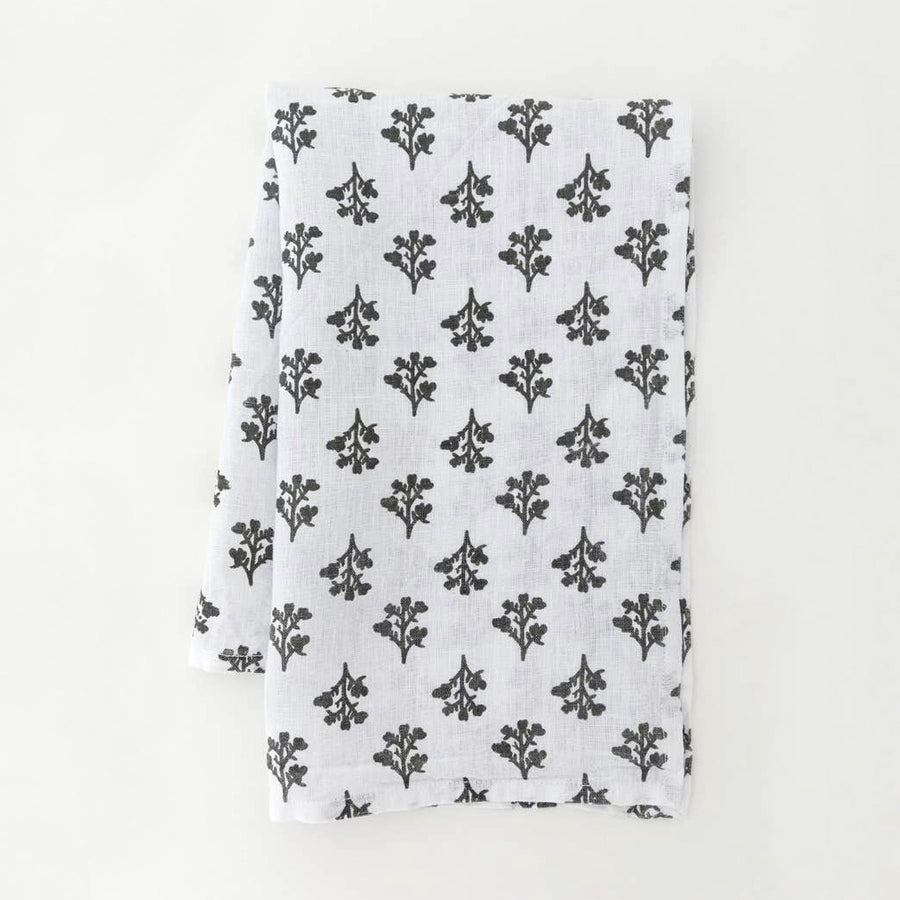Pattern Linen Tea Towel