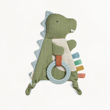 Dino Bitzy Crinkle Toy with Teether