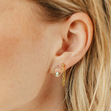 Opal Cutout Earrings