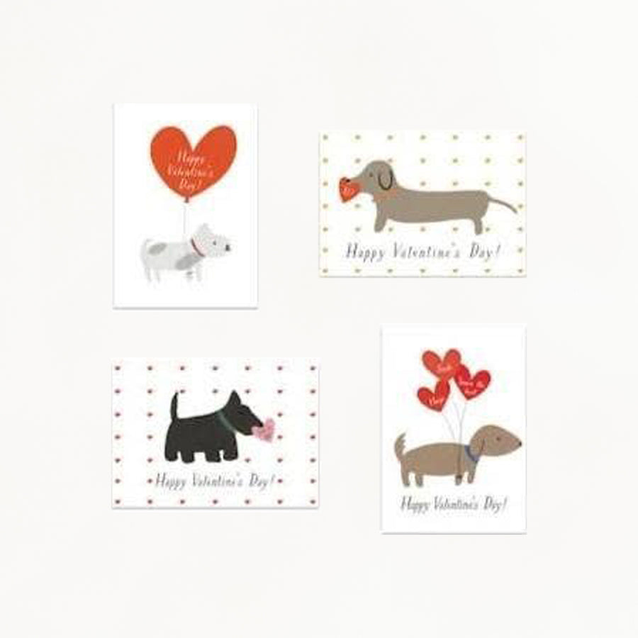 Dogs Fancy Little Valentines (Set of 25)