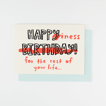 Happiness Birthday Card