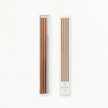 Copper Metal Straws (Set of 4)